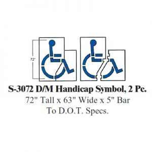 Handicap Symbol 2 Piece
