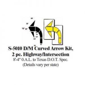 Highway & Intersection Curved Arrow