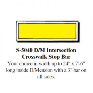 Intersection Crosswalk Bar